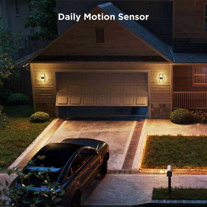 Светильник Govee H7078 Smart Outdoor Wall light, RGBICWW, IP65, WI-FI/Bluetooth, білий (H7078CD1) изображение 5