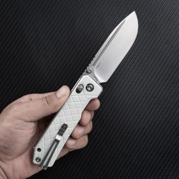 Нож SRM Rubik 7228B 14C28N, White G10, Satin (7228B-GT2) изображение 2