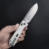 Нож SRM Rubik 7228B 14C28N, White G10, Satin (7228B-GT2) изображение 2