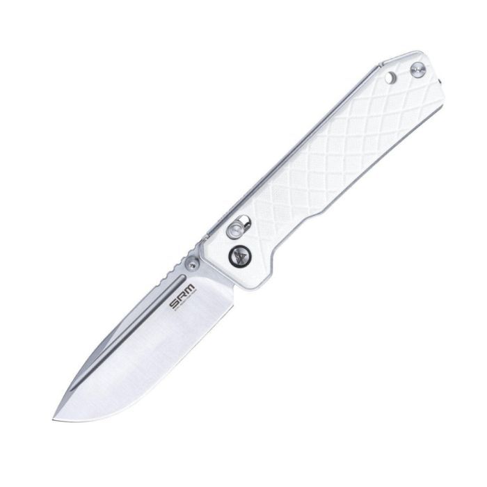 Нож SRM Rubik 7228B 14C28N, White G10, Satin (7228B-GT2) изображение 4