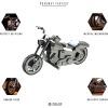 Конструктор Metal Time Колекційна модель Roadway Fantasy Механічний мотоцикл (MT012) зображення 3
