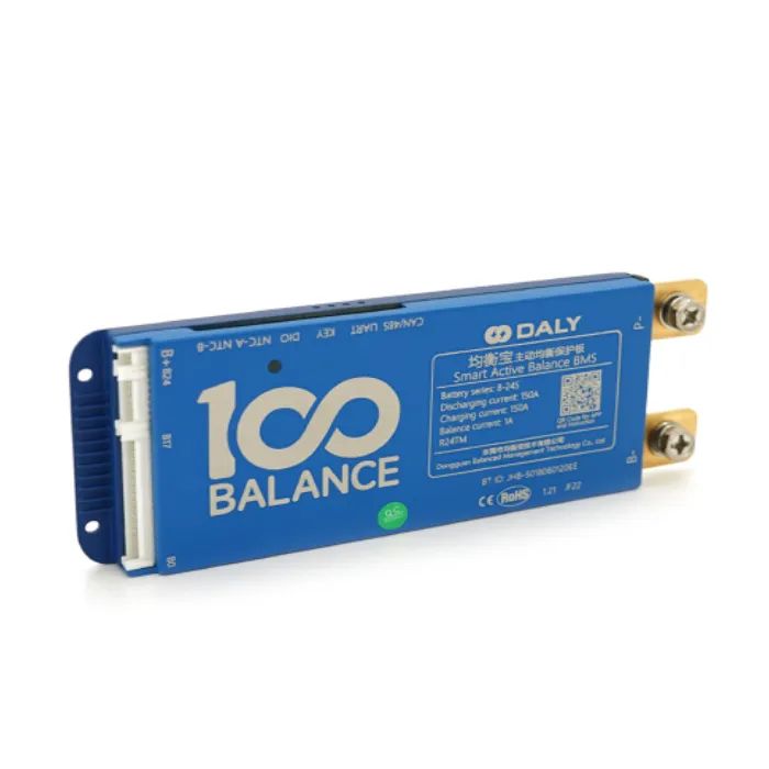 BMS контроллер DaLy LiFePO4 8-24S 150A с Bluetooth CAN активный балансир (DaLy 8-24S/150А)