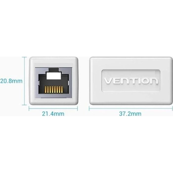 Зрощувач FTP 1+1 RJ45 cat 6 FTP white Vention (IPVW0) зображення 2