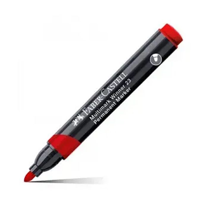 Маркер Faber-Castell перманентный Multimark Winner 23, цвет красный (32837) изображение 2