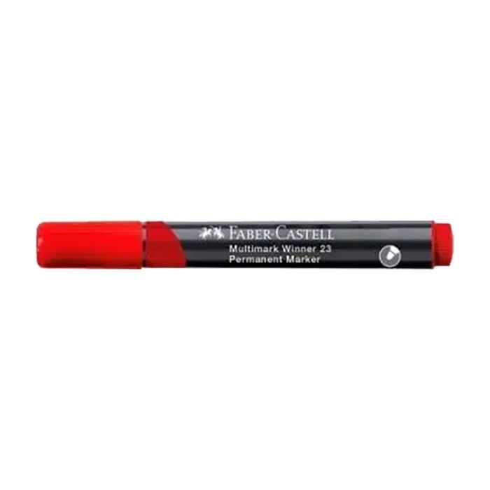 Маркер Faber-Castell перманентный Multimark Winner 23, цвет красный (32837) изображение 4