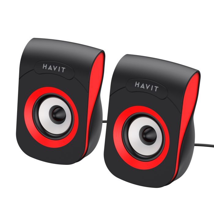 Акустическая система Havit SK599 USB 6W Black/Red (6950676205978) изображение 5