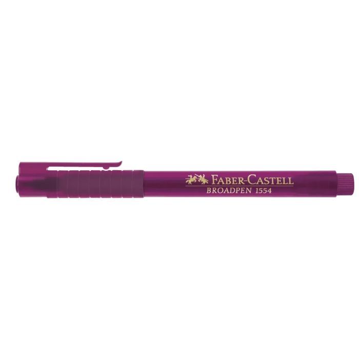Лайнер Faber-Castell BROADPEN 1554 червоний, 0,8 мм (25785) зображення 3