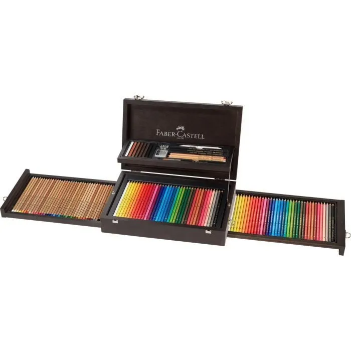 Художественный набор Faber-Castell ART & GRAFIC в дерев'яному пеналі 125 предметів, (110085) (31776) изображение 2