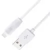 Дата кабель USB 2.0 AM to Lightning 2.0m 2.4A X1 white HOCO (6957531032014) изображение 3