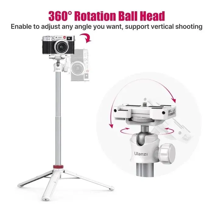 Штатив Ulanzi Vijim Multi-functional Mini Tripod White (2503A) изображение 5