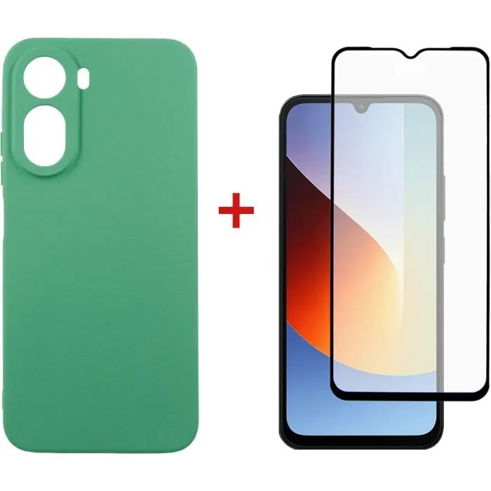 Чехол для мобильного телефона Dengos Soft Cover + Glass Xiaomi Redmi A7 Pro Mint (DG-KM-203)