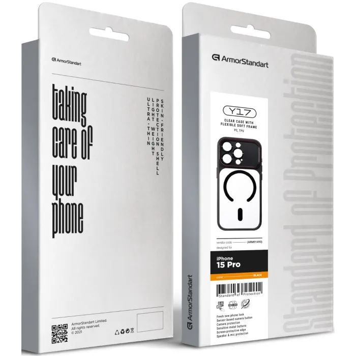 Чехол для мобильного телефона Armorstandart Y17 MagCase Apple iPhone 15 Pro Orange (ARM91493) изображение 3
