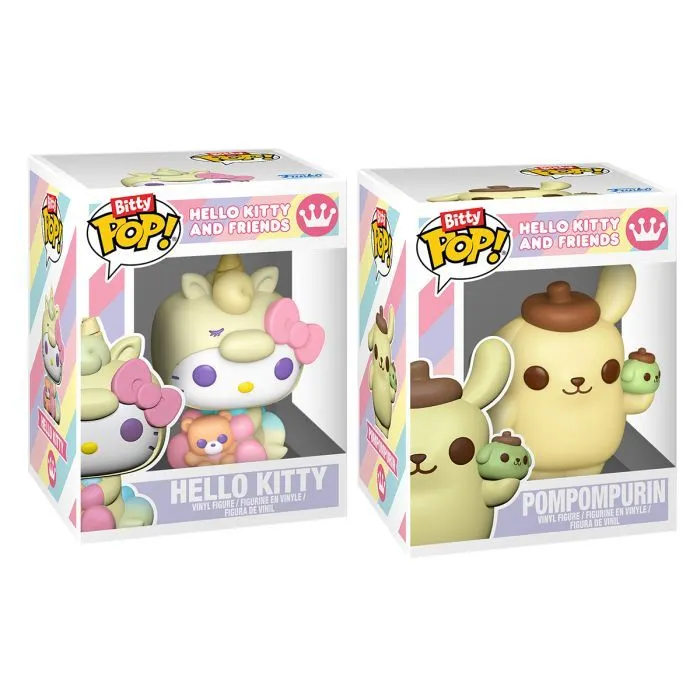 Фигурка Funko Pop набор Bitty POP! серии Sanrio - Хэллоу Китти и Помпомпурин (94212)