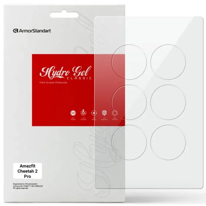 Плівка захисна Armorstandart hydrogel Amazfit Cheetah 2 Pro 6 pcs (ARM93576)