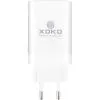 Зарядное устройство XoKo 2xUSB-C PD65W + 1xUSB QC3.0 GaN white (XK-QC-630) изображение 10