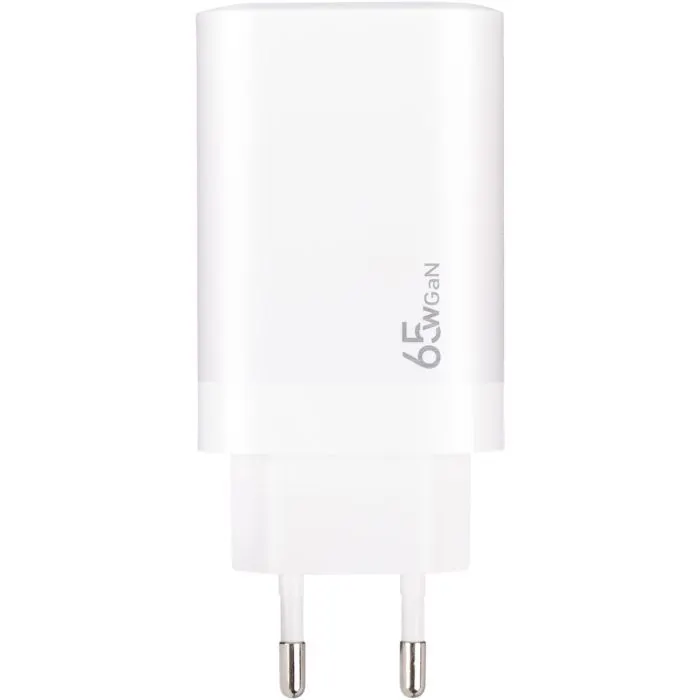 Зарядное устройство XoKo 2xUSB-C PD65W + 1xUSB QC3.0 GaN white (XK-QC-630) изображение 11