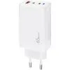 Зарядное устройство XoKo 2xUSB-C PD65W + 1xUSB QC3.0 GaN white (XK-QC-630) изображение 3