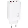 Зарядное устройство XoKo 2xUSB-C PD65W + 1xUSB QC3.0 GaN white (XK-QC-630) изображение 4