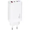 Зарядное устройство XoKo 2xUSB-C PD65W + 1xUSB QC3.0 GaN white (XK-QC-630)
