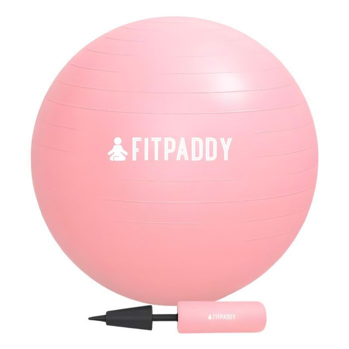 М'яч для фітнесу Fitpaddy 65 см чорний (GBALL65)