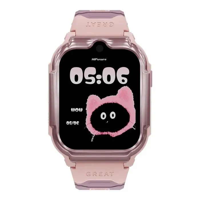 Смарт-годинник HiFuture Kidguard G1 з GPS, 4G та камерою Pink Purple (KidguardG1.Pink-Purple)