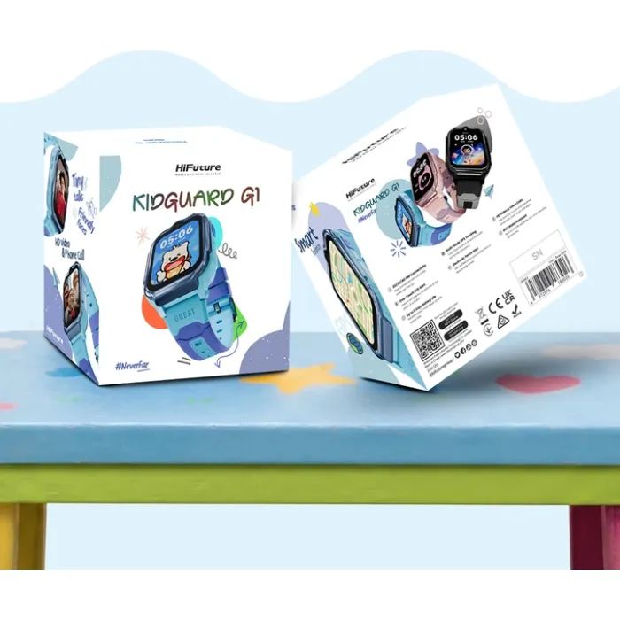 Смарт-годинник HiFuture Kidguard G1 з GPS, 4G та камерою Black Grey (KidguardG1.Black-Grey) зображення 7