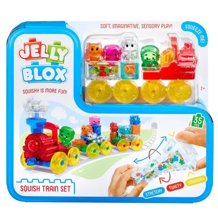 Конструктор Jelly Blox Сенсорний конструктор - Поїзд (937685)