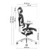 Офісне крісло GT Racer X-782 Light Gray (X-782 Light Gray (W17-1)) зображення 9