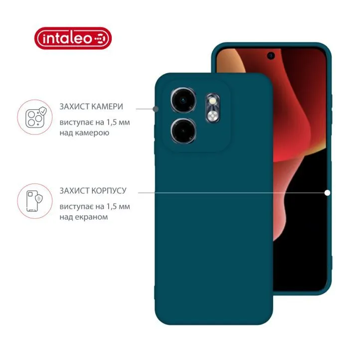 Чохол до мобільного телефона Intaleo SoftShell Infinix Smart 9 Blue (1283126609428) зображення 3