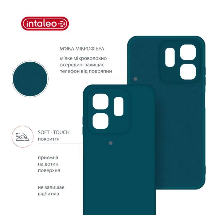 Чохол до мобільного телефона Intaleo SoftShell Infinix Smart 9 Blue (1283126609428) зображення 5