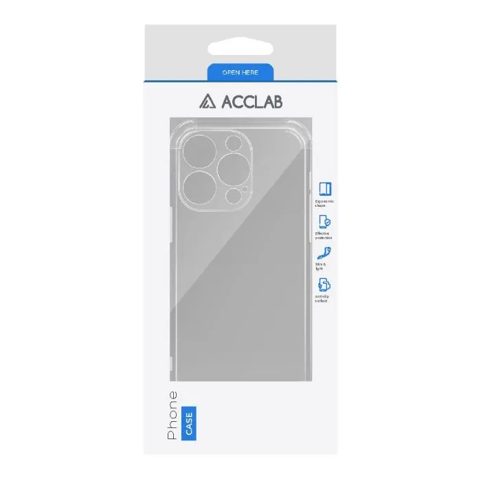 Чохол до мобільного телефона ACCLAB ShockProof Apple iPhone 14 Pro Max Transparent (1283126553677) зображення 2