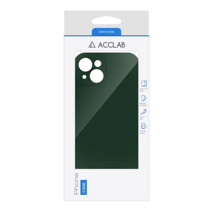 Чохол до мобільного телефона ACCLAB SoftShell Apple iPhone 14 Plus Dark Green (1283126557019) зображення 2