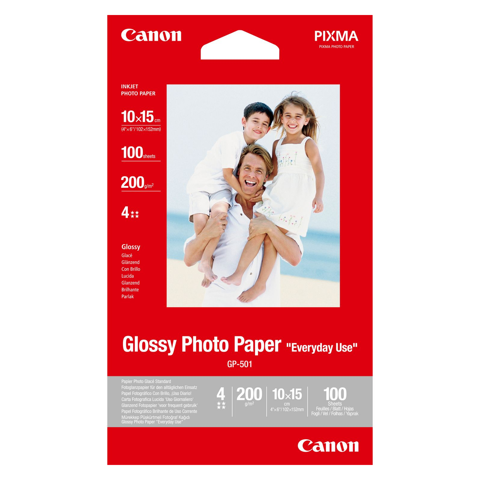 Фотобумага Canon 10x15 Photo Paper Glossy GP-501 (0775B003)