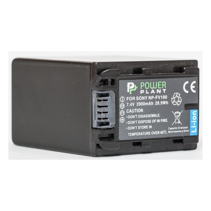 Аккумулятор к фото/видео PowerPlant Sony NP-FV100 (DV00DV1271) изображение 2