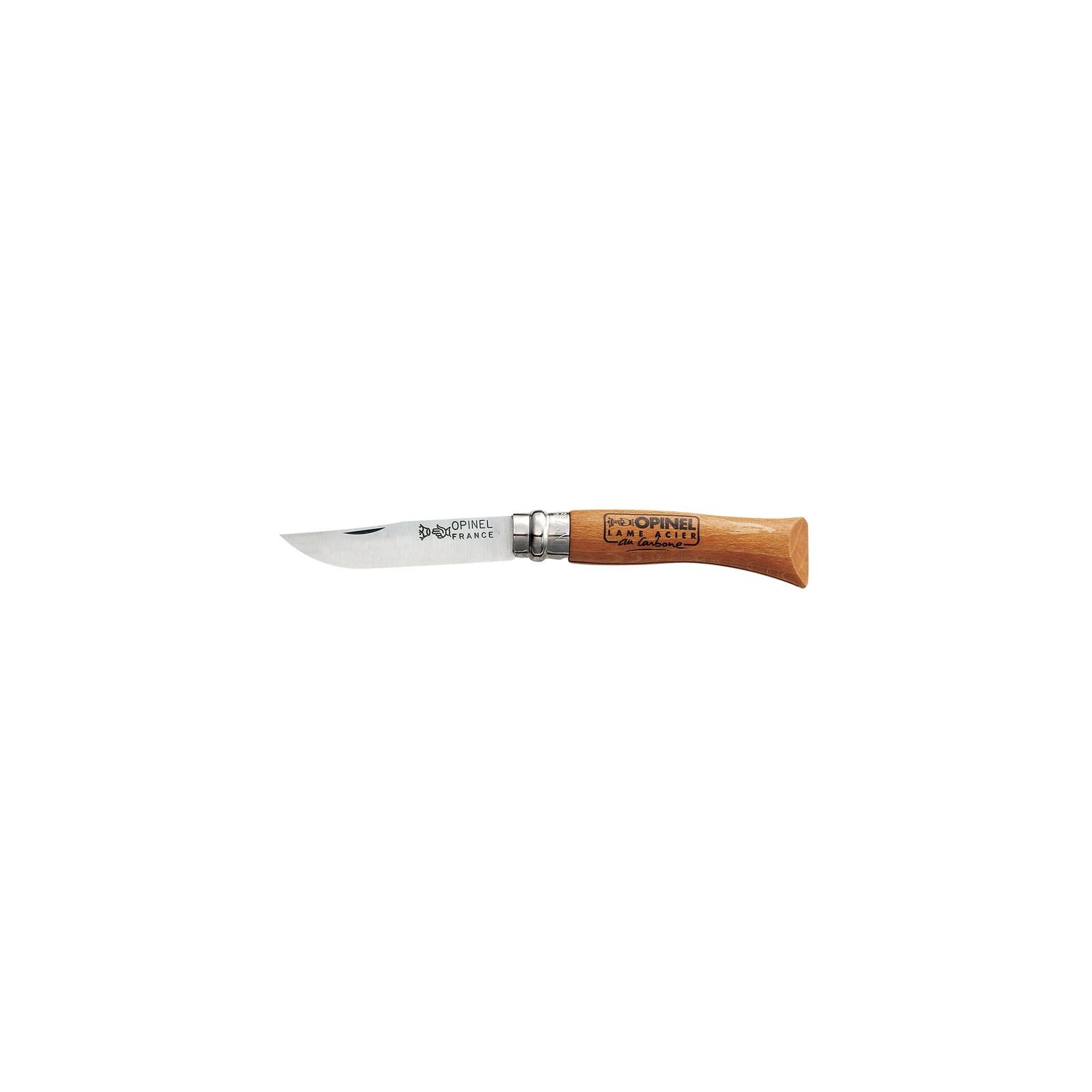 Нож Opinel №7 Carbone VRN, без упаковки (113070)