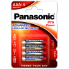 Батарейка Panasonic AAA LR03 Pro Power * 4 (LR03XEG/4BP)