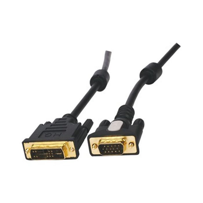 Кабель мультимедийный DVI to VGA 1.8m DVI-I 2 ferrite Atcom (16143)