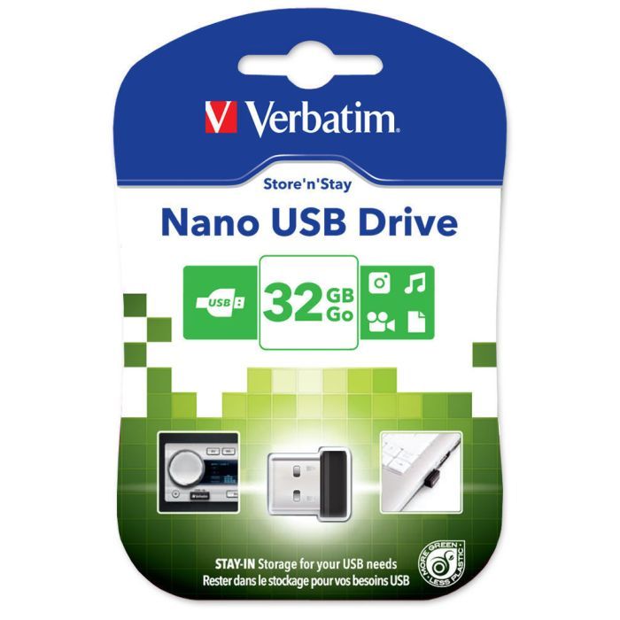 USB флеш накопитель Verbatim 32GB Store 'n' Stay NANO USB 2.0 (98130) изображение 3