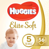 Подгузники Huggies Elite Soft 5 Mega (12-22 кг) 56 шт (5029053545318)
