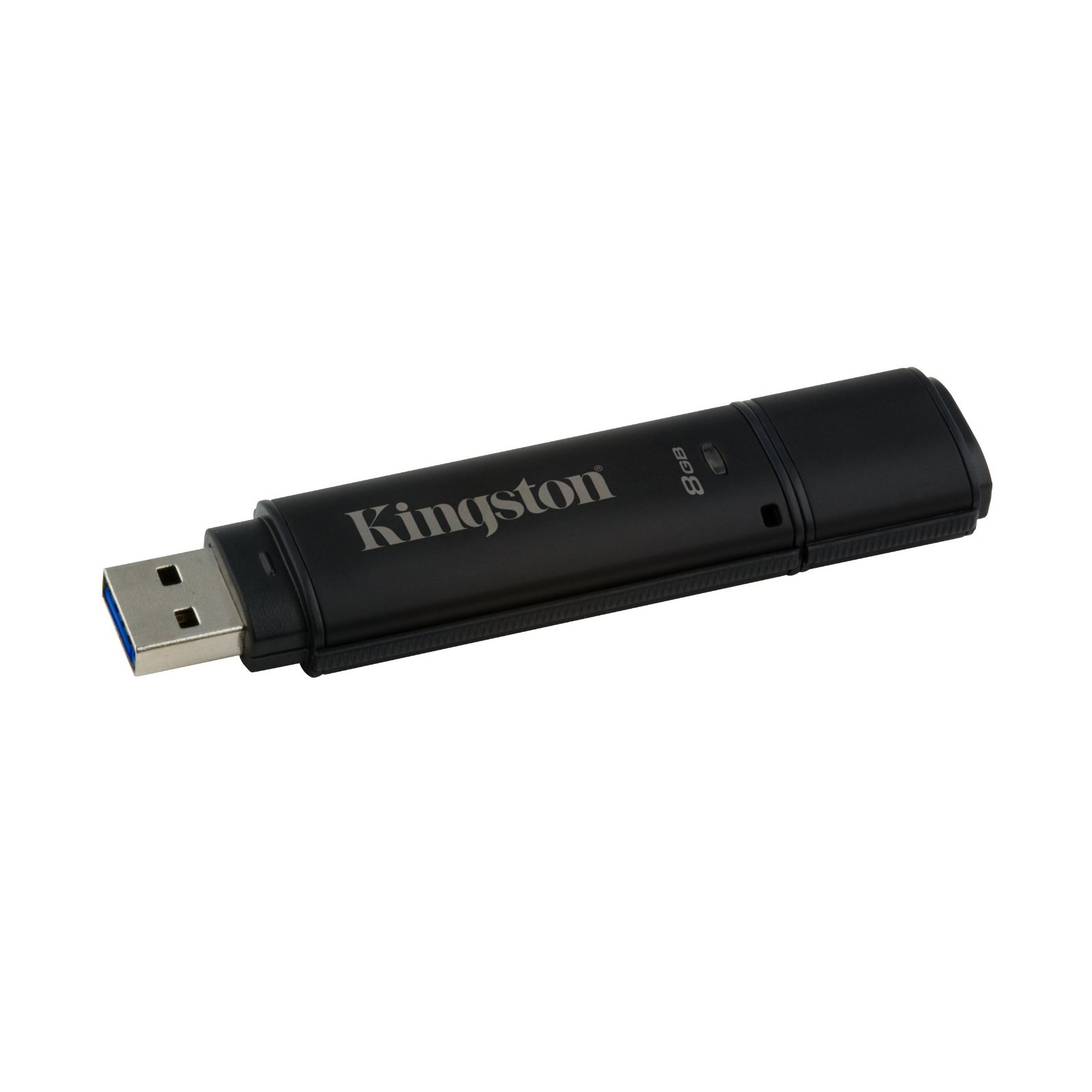 USB флеш накопичувач Kingston 8GB DataTraveler 4000 G2 Metal Black USB 3.0 (DT4000G2/8GB) зображення 4