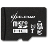 Карта памяти eXceleram 64Gb microSDXC class 10 UHS-I (MSD6410)