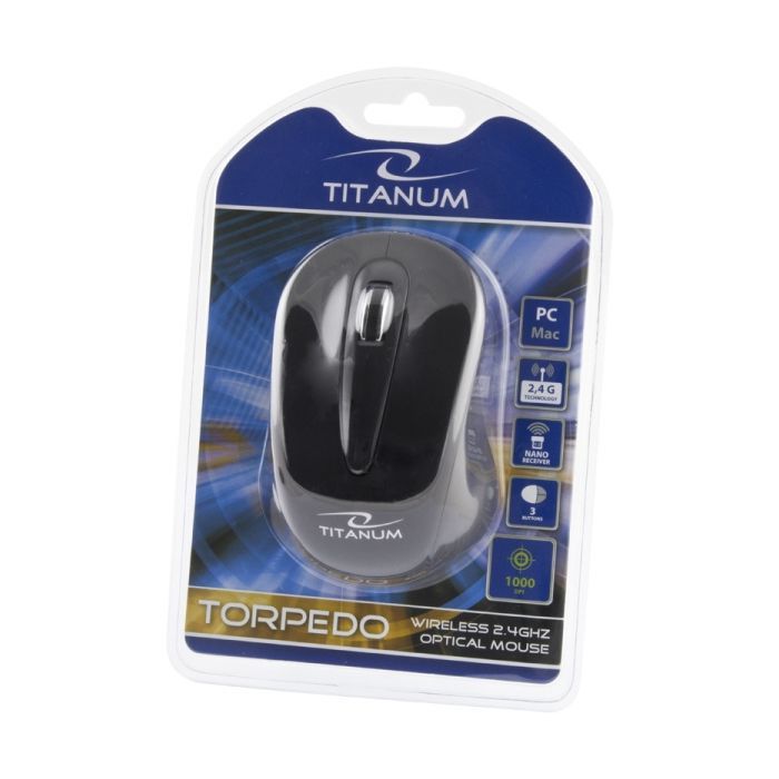 Мишка Esperanza Titanum TM104K Black зображення 4