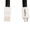 Дата кабель USB 2.0 – Micro USB 1.0м Black Auzer (AC-M1BK) зображення 3