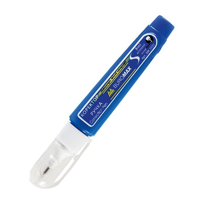 Корректор Buromax pen 8 ml, metal tip (BM.1031)