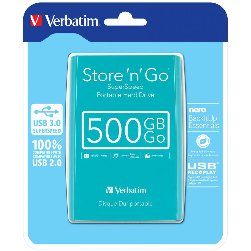 Внешний жесткий диск 2.5" 500GB Verbatim (53171) изображение 6