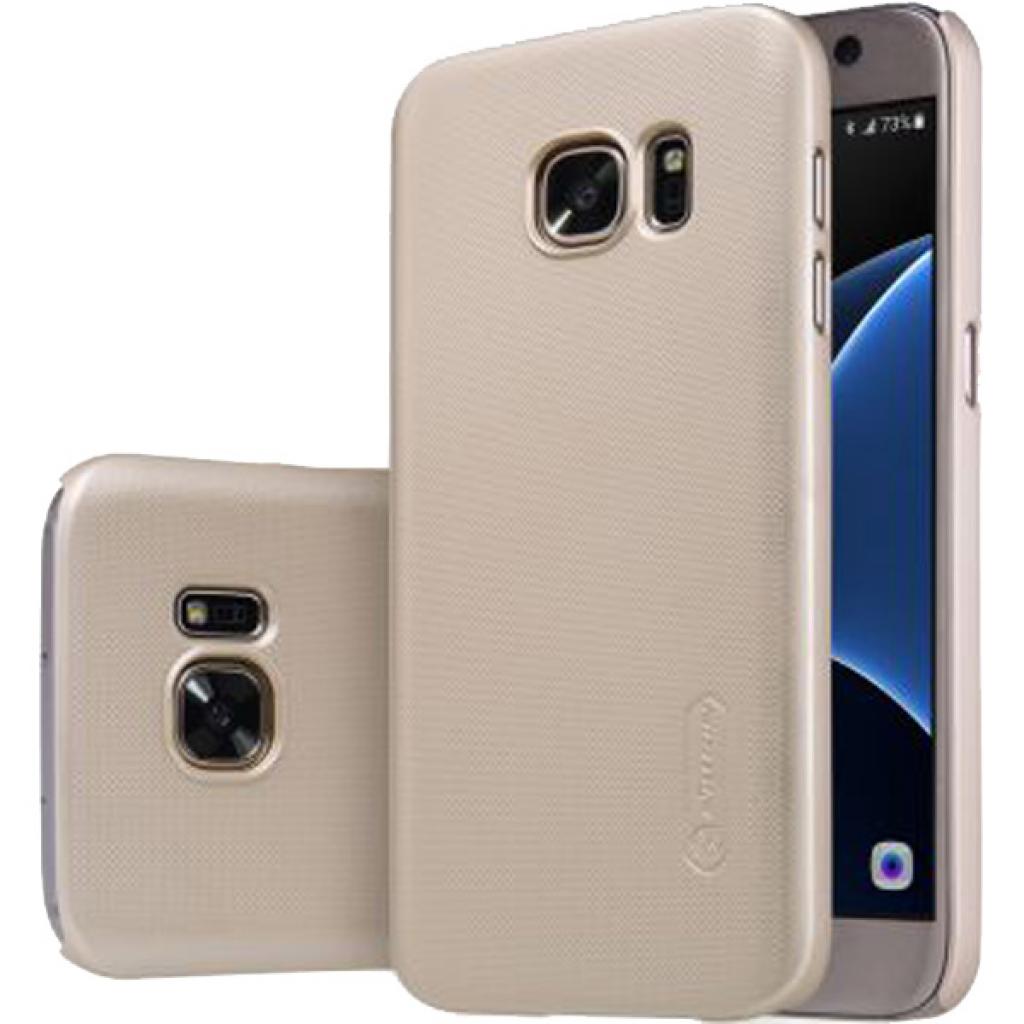 Чехол для мобильного телефона Nillkin для Samsung G930/S7 Flat - Super Frosted Shield (Gold) (6274123) изображение 5