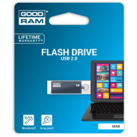 USB флеш накопитель Goodram 32GB UCU2 Cube Graphite USB 2.0 (UCU2-0320E0R11) изображение 2