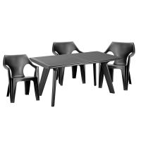 Стул садовый Allibert Dante low back серый (17187058939) изображение 2