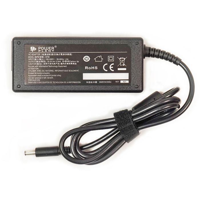 Блок питания к ноутбуку PowerPlant DELL 220V, 19.5V 65W 3.34A (4.5*3.0) (DL65G4530) изображение 2