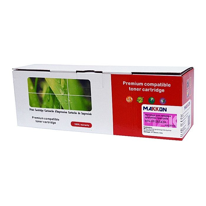 Картридж Makkon HP CLJ CB540A (125A) (SB540A) 2.2k black (MN-HP-SB540A)